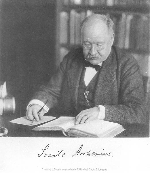 Svante Arrhenius (University Archives, University of Würzburg)